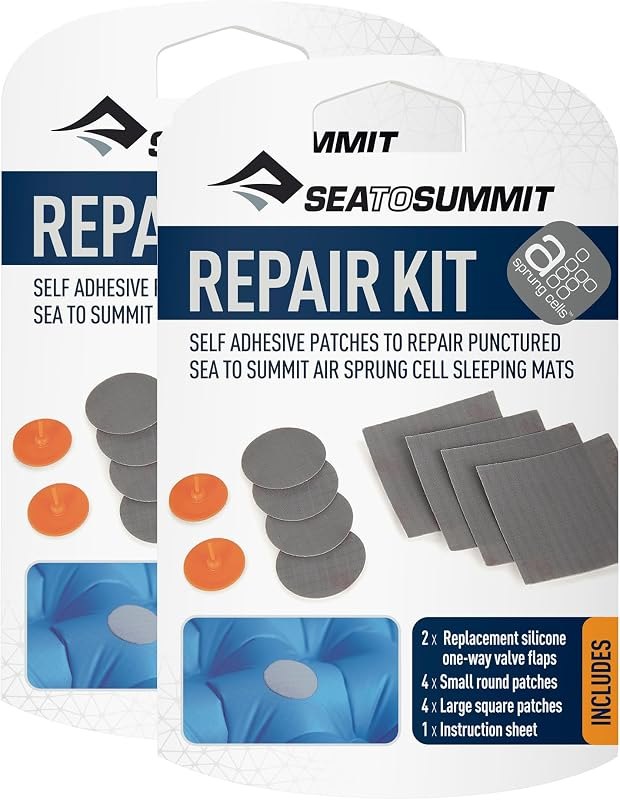 Sea to Summit Sleeping Mat Repair Kit for Air Mattresses, 2-Pack — repair for best sleeping pad camping