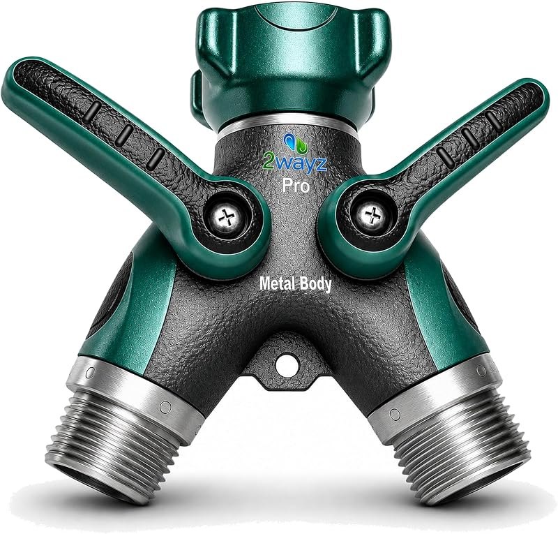 Hose splitters that do not weep at the threads that last more than a season