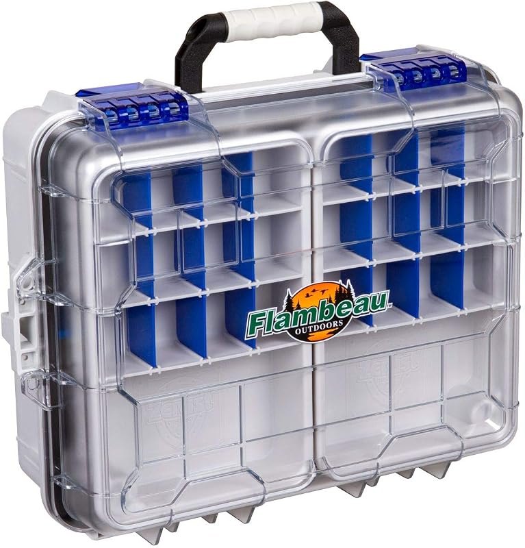 Tackle boxes that do not dump in the truck that last more than a season