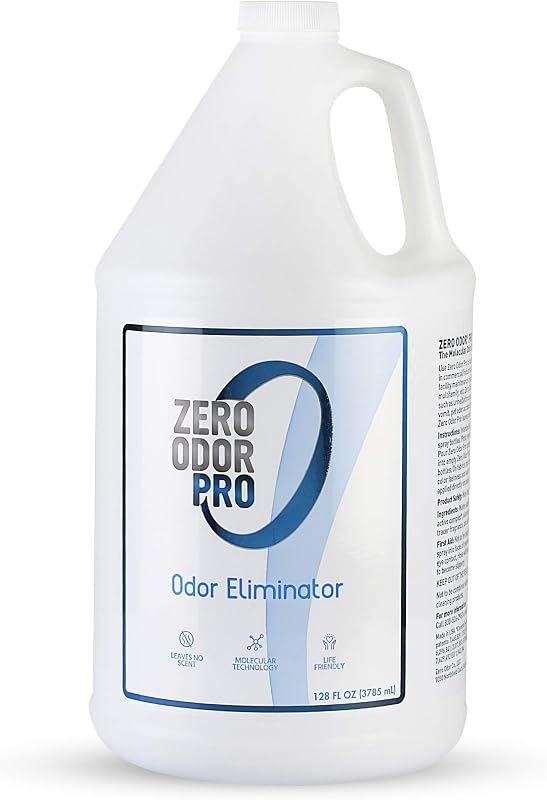 Zero Odor Pro Commercial Odor Eliminator Refill, Room Deodorizer, 128 oz — odor eliminator spray replacement for odor