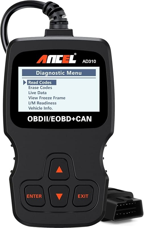 ANCEL AD310 Classic Enhanced Universal OBD II Scanner Car Engine Fault Code Reader CAN Diagnostic Scan Tool, Read and