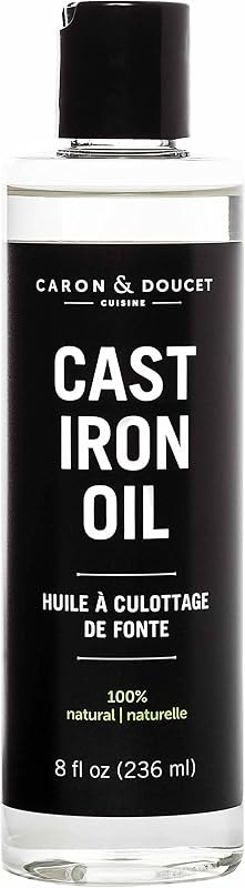 CARON & DOUCET - Cast Iron Seasoning & Cleaning Oil — oil for best cast iron skillet best rated
