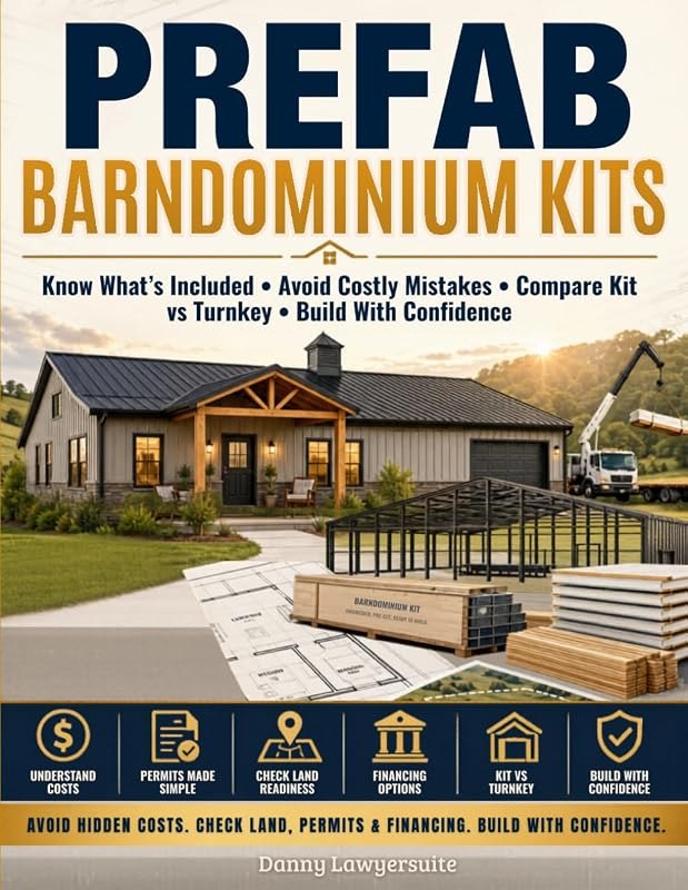 Prefab Barndominium Kits: Know What’s Included, Avoid Costly Mistakes, Understand Shell vs Finished Cost, Check Land