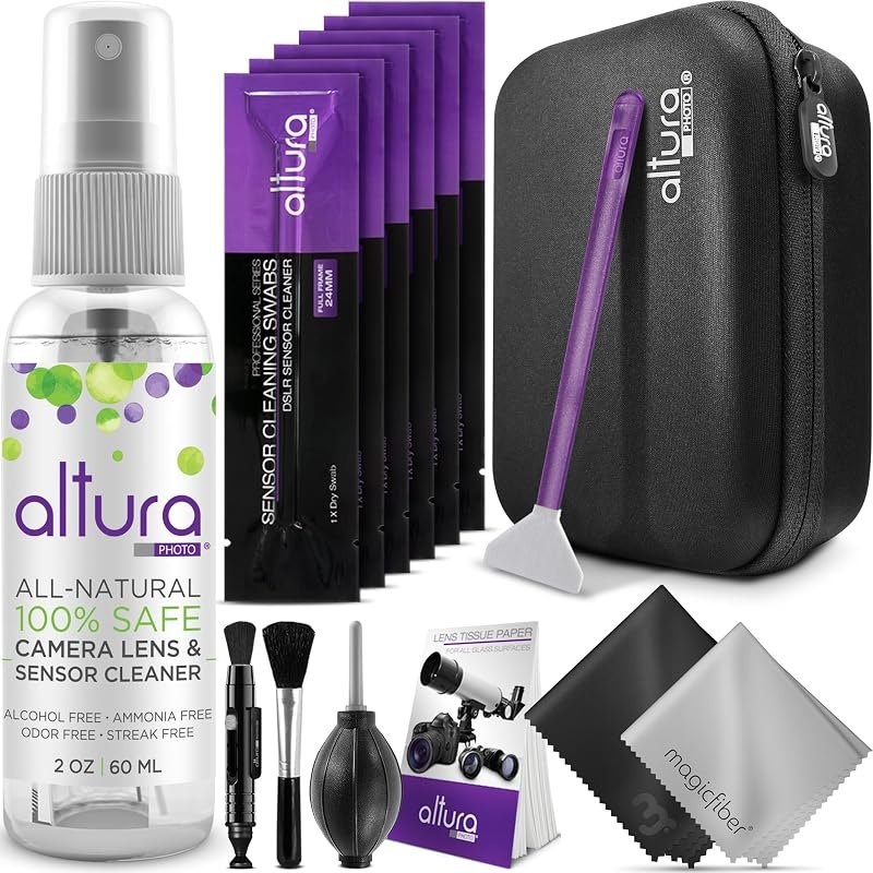 Altura Photo Camera Cleaning Kit, Full Frame Sensor Cleaner DSLR Mirrorless — kit lens for best beginner mirrorless