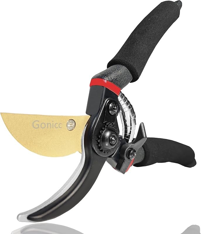 gonicc 8" Professional Premium Bypass Titanium Pruning Shears(GPPS-1003) — best bypass pruners for bypass pruners