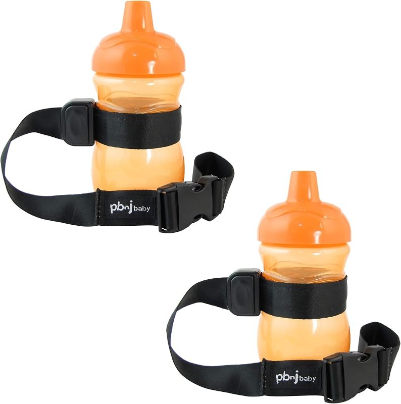 PBnJ Baby SippyPal Sippy Cup Holder Strap Accessory Tether, 2 Pack — Monitors, bottles, and kid gear with for monitors