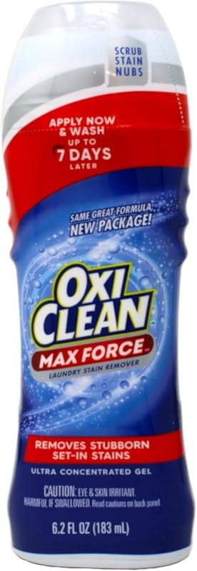 OxiClean MaxForce Gel Stick, Pack of 1, 6.2 ounce — best stain remover stick for stain remover stick durable heavy duty