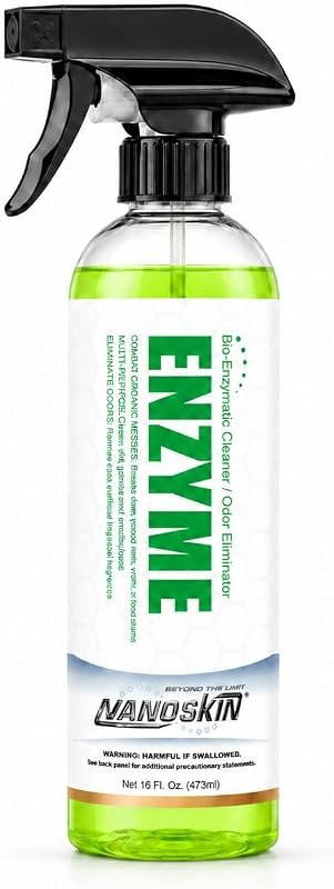 Nanoskin ENZYME Cleaner for Odor Removal, 16 Oz — enzyme odor eliminator for odor eliminator spray under 30 budget