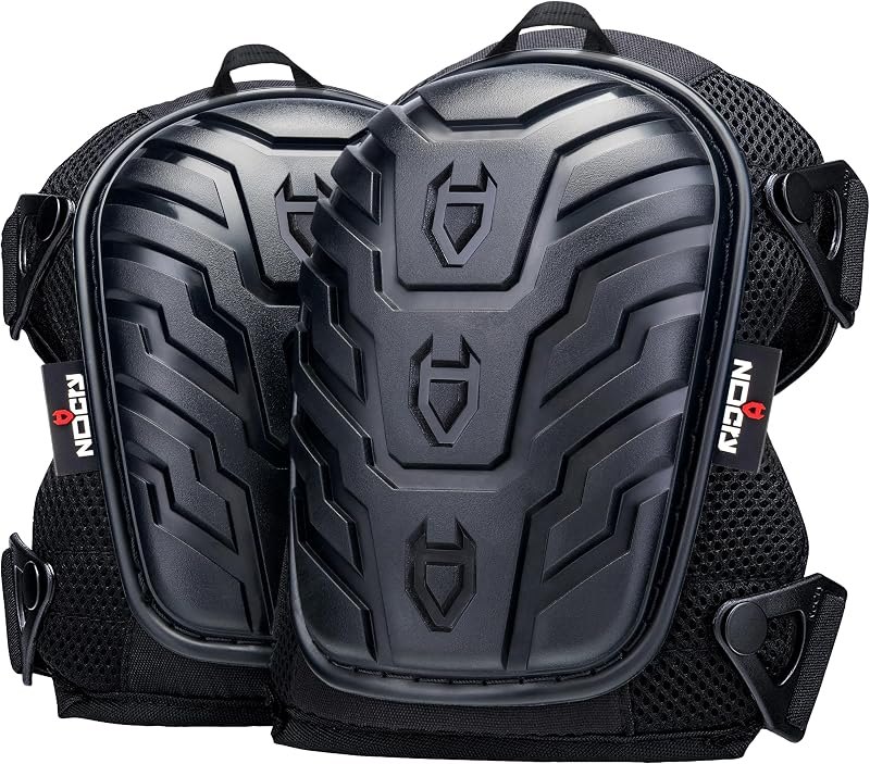 NoCry Professional Gel Knee Pads for Work with Soft Foam and Gel Cushion — knee pads gardening for garden kneeler