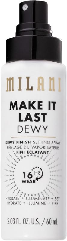 Milani Make It Last Dewy Setting Spray for Makeup - Dewy Finish — hydrating setting spray for makeup setting spray