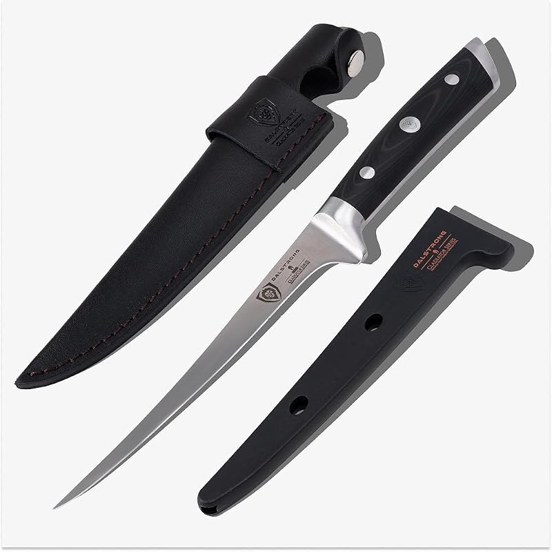 Dalstrong 7" Fillet Knife - Flexible German Steel Blade — filet knife heavy duty for filet knife durable heavy duty