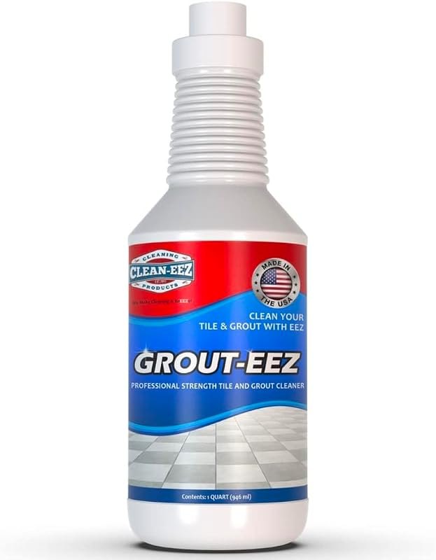 Clean-eez Grout-eez Super Heavy-Duty Grout Cleaner - Powerful Tile and Floor Stain Remover for Bathroom, Kitchen, and