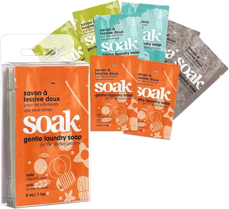 Soak Minisoak Travel Pack-Assorted — laundry stripping soak kit for laundry stripping soak under 30 budget