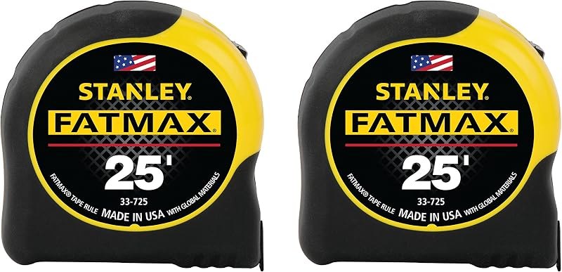 Stanley FMHT74038A FatMax 25 Foot Tape Measure 2PK — tape for best home tool kit under 40