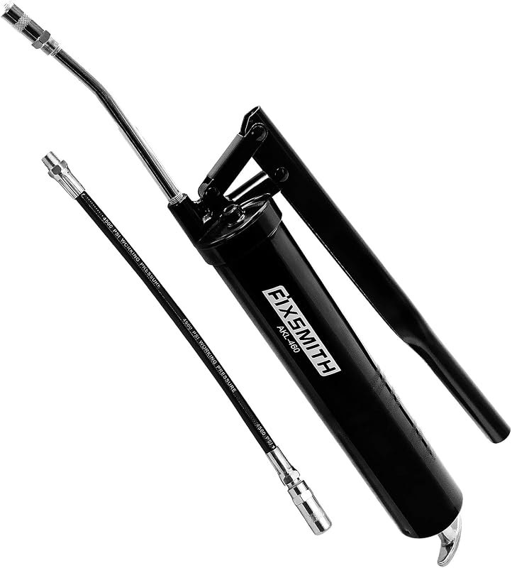 FIXSMITH Professional Lever Action Grease Gun- Heavy Duty Construction — grease-gun-amazon for grease gun durable