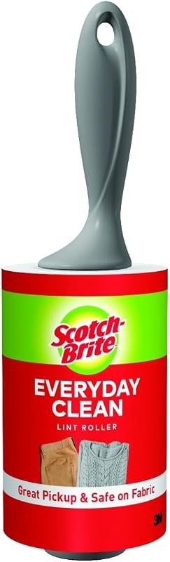 Scotch-Brite Lint Roller, Works Great On Pet Hair, 95 Sheets Total, 1 Pack — lint brush for fabric shaver under 30