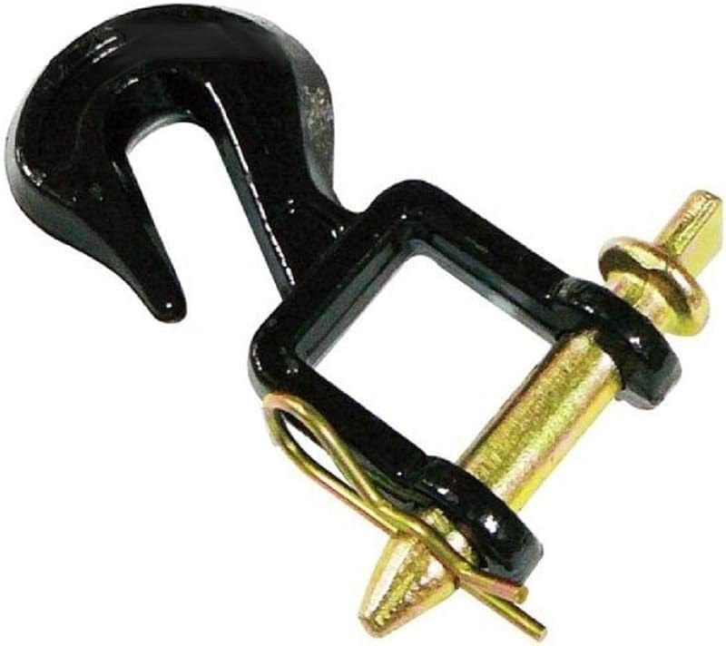 HIM30-0006 Drawbar Hook with 3/4in Pin for Drawbars Up to 1-1/4in Thick — drawbar-pin for tractor hitch pins compact