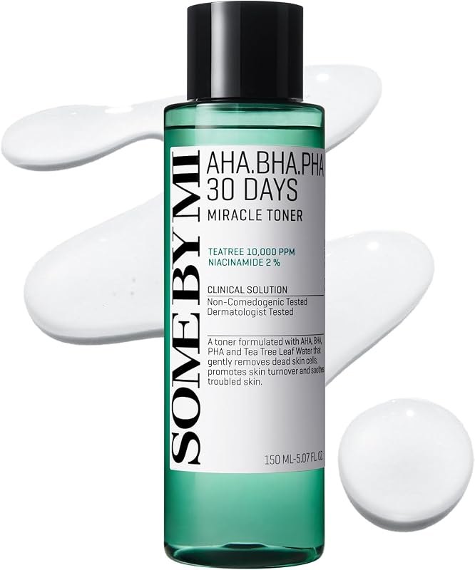 SOME BY MI AHA BHA PHA 30 Days Miracle Toner — pha toner for lactic acid exfoliant