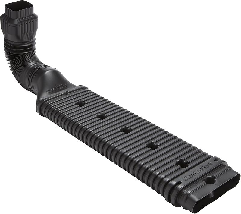 Amerimax 4601 Downspout Extension, No Size, Black — best downspout extender for downspout extender durable heavy duty
