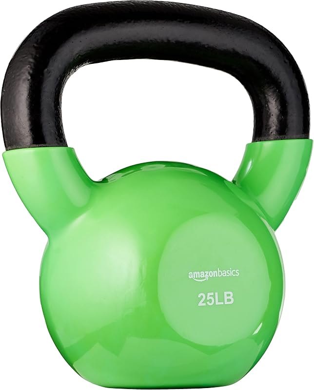 Amazon Basics Vinyl Kettlebell — kettlebell for best home gym equipment