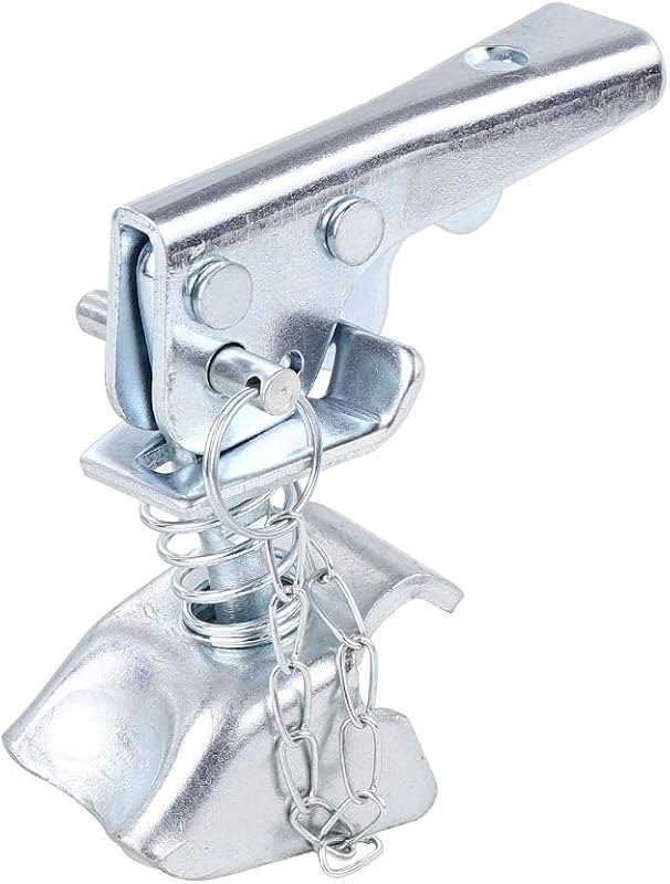 2" Trailer Coupler Repair Kit with Chain - 5000 lb Capacity, Universal Fit for 3" Channels, Heavy-Duty Steel, Lock nut