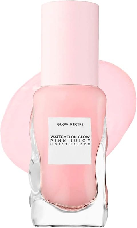 Glow Recipe Pink Juice Water Gel Moisturizer Travel Size, Korean Gel Moisturizer for Glass Skin, Oil-Free Hydrating