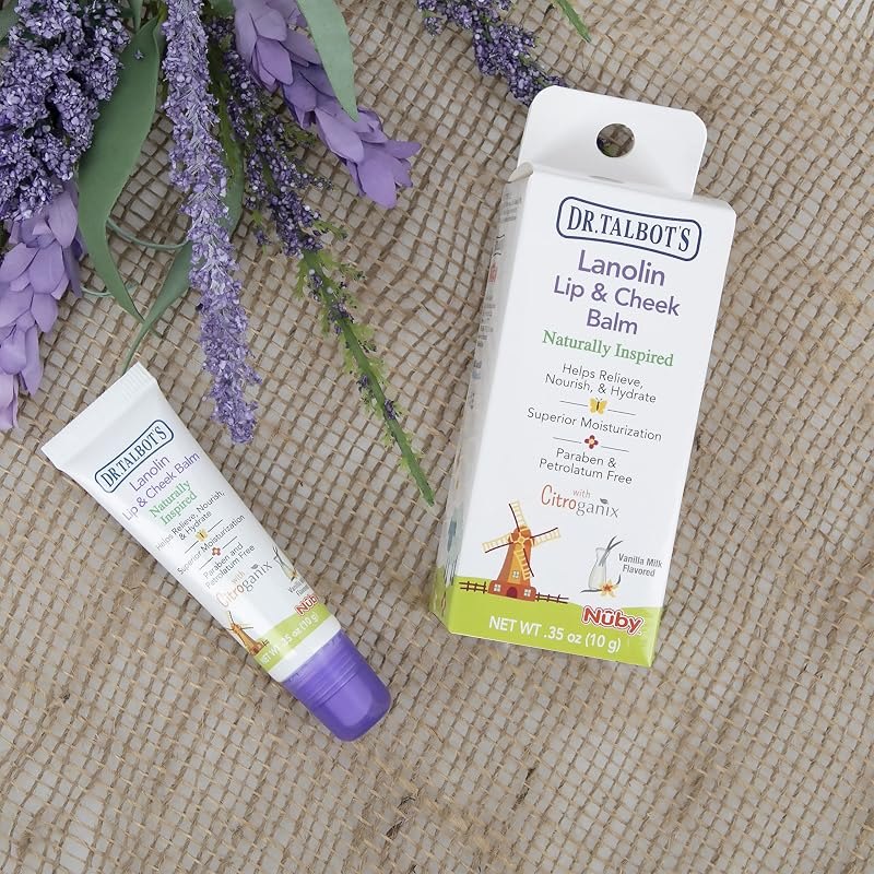 Dr. Talbot's Lanolin Lip and Cheek Balm - 0.35 oz — lanolin lip balm amazon for lanolin lip balm under 30 budget