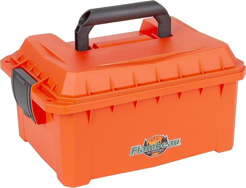 Flambeau Outdoors 7415DM Marine Dry Box, 11" Low Profile, Orange — tackle box waterproof amazon for tackle box