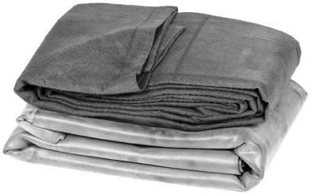 EPDM Pond Liner and Protective Underlayment 5x7 Foot Combo Kit - Over 400% More Puncture Resistant Than EPDM Alone -