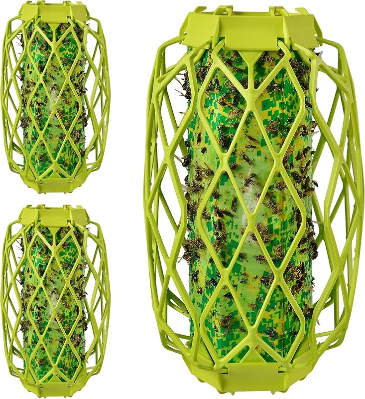 RESCUE! VisiLure® TrapStik for Wasps, Mud Daubers, Carpenter Bees — wasp trap for yellow jacket trap durable heavy duty