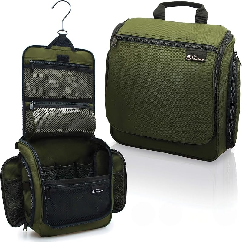D&D Wanderlust D&D Hanging Travel Toiletry Bag for Men and Women — toiletry for best packing cubes best rated