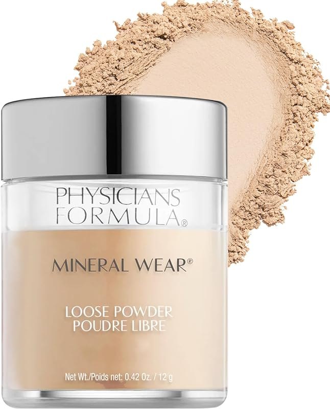 Physicians Formula Mineral Wear Talc-Free Loose Powder Translucent Light, Dermatologist Tested, Clinically Tested —