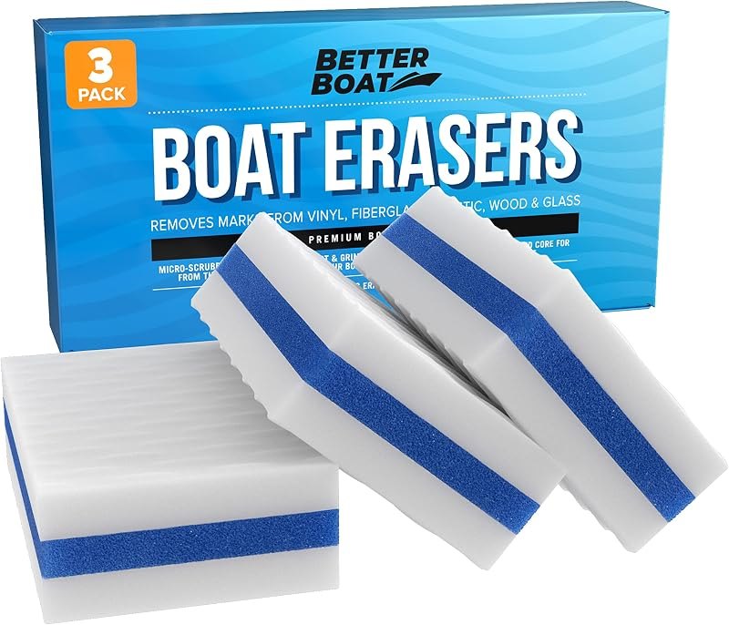 Boat Erasers by Better Boat, Cleaning Sponge for Scuff Marks and Grime — Boat for home for Boat kit