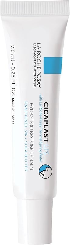 La Roche-Posay Cicaplast Lip Balm B5, Hydrating Lip Treatment, Shea Butter — lanolin lip balm no leak for lanolin lip