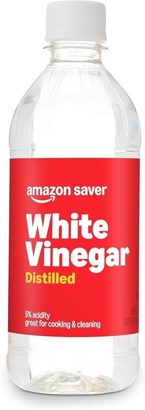 Amazon Saver, Distilled White Vinegar, Great for Cooking and Cleaning, 16 Fl Oz — vinegar descaler for clr cleaner