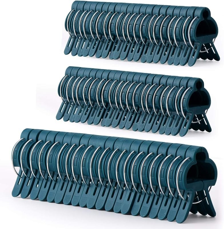 PERSZEN 60PCS Plant Clips 2 Sizes Adjusting Reusable Garden Plant Supports Clips for Supporting Stems of Flower Vine
