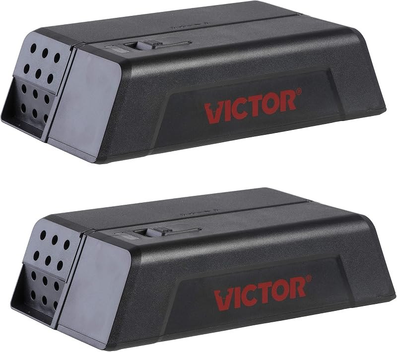 Victor M250SSR-2 Indoor Electronic Humane Mouse Trap - No Touch, No See Electric Mouse Trap - 2 Traps — no see mouse