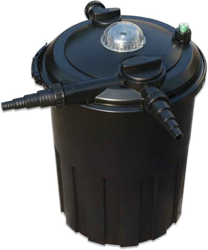 HALF OFF PONDS 4000 Gal Pressure Filter with 24W UV Clarifier — pond-filter-heavy-duty for pond filter