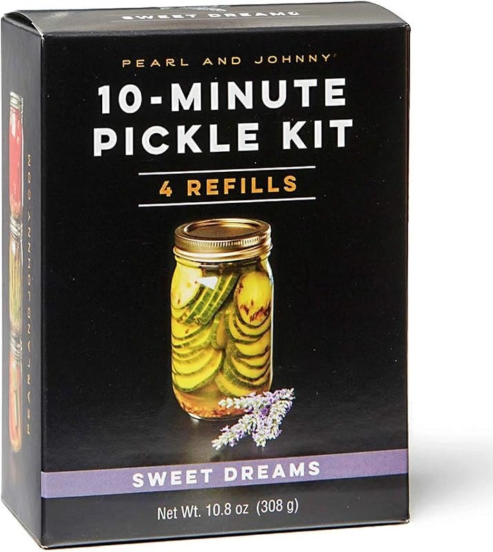 Pearl and Johnny 10-Min. Pickle Kit Refill (4 refills) - Sweet Dreams — Canning refill for canning