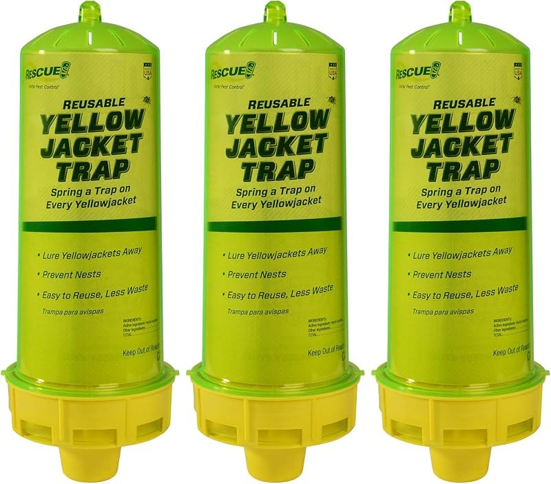 RESCUE! Reusable Yellowjacket Trap — yellow jacket trap heavy duty for yellow jacket trap