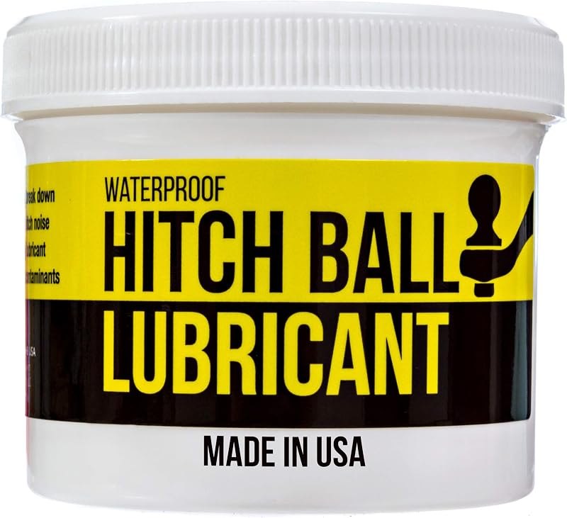Mission Automotive Ball Grease for Trailer Hitch - 4 Oz, 1 Pack - Waterproof Hitch Grease & Tow Ball Lubricant for