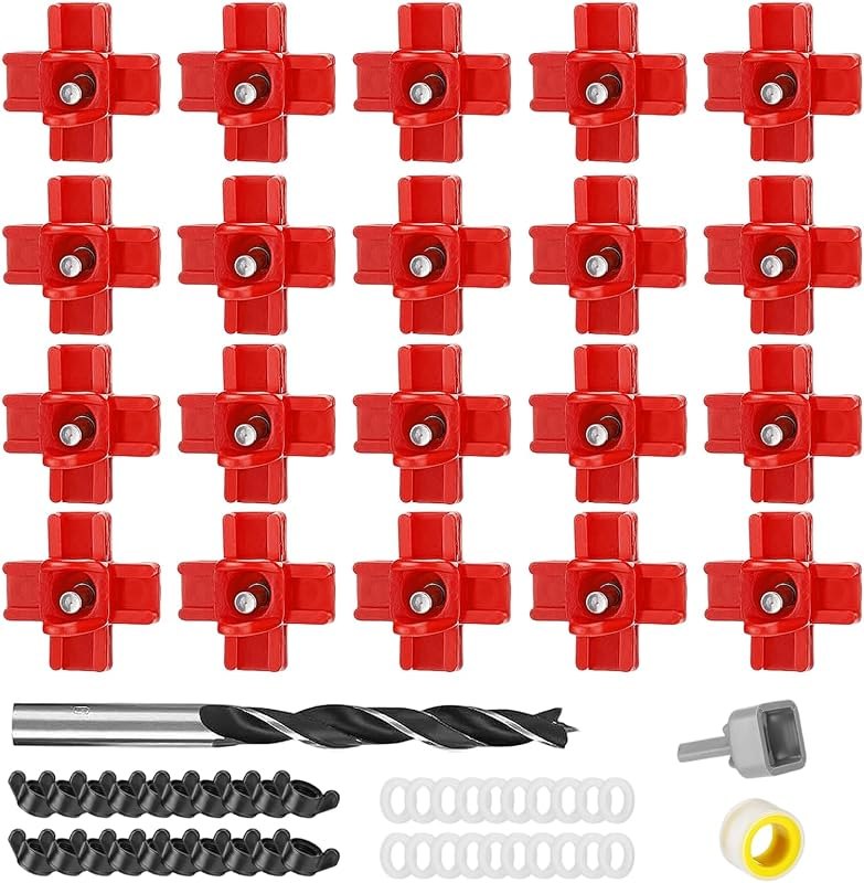 20 Pack Chicken Waterer Nipples for Chicks to Chickens with Drill Bits — chicken nipple waterer kit for chicken nipple