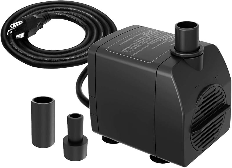 Knifel Submersible Water Pump 200GPH 5.2ft. High Lift for Fountains — pond-pump-heavy-duty for pond pump compact small