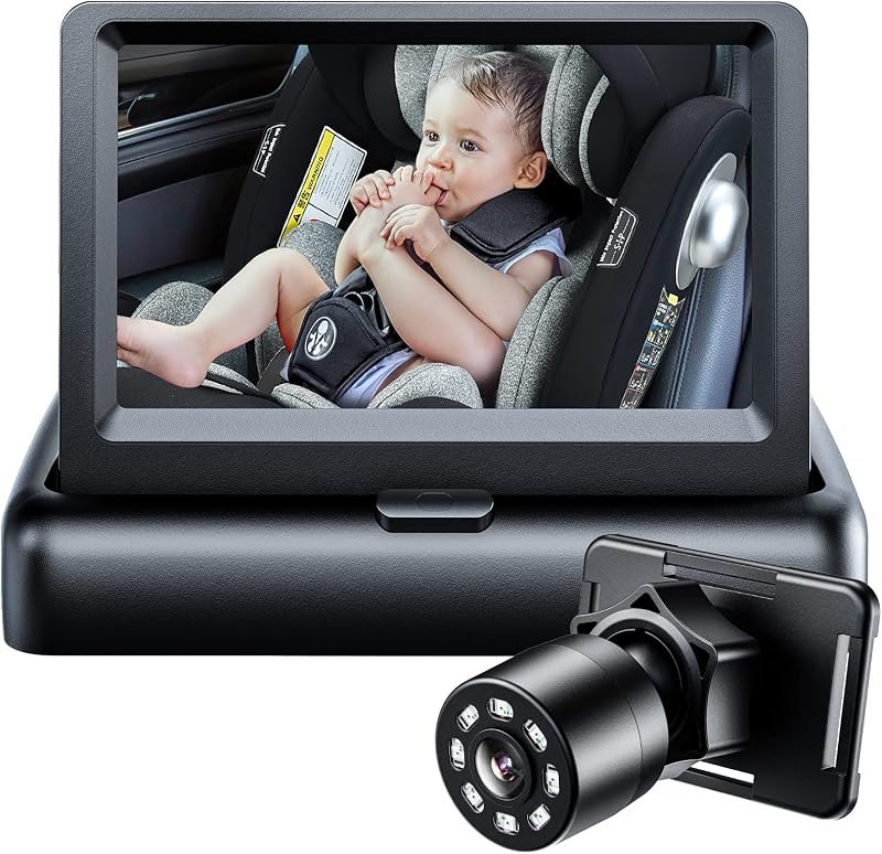 Itomoro Baby Car Camera, Easy Install, 1080p Clear View, Reliable Design — car seat camera for baby car seat mirror