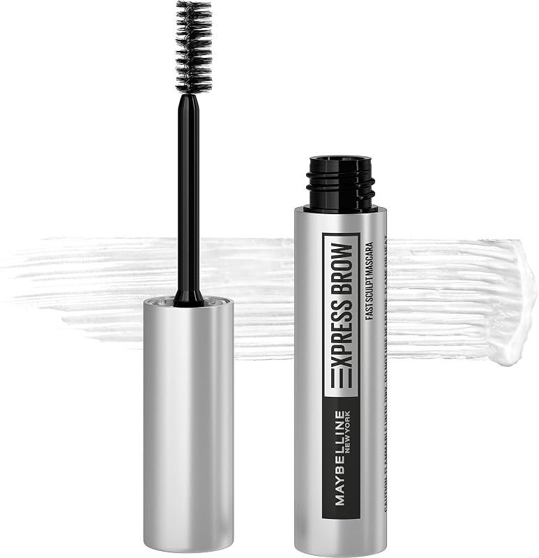 Maybelline Brow Fast Sculpt, Shapes Eyebrows, Eyebrow Mascara Makeup, Clear, 0.09 Fl. Oz. — clear brow gel no leak for