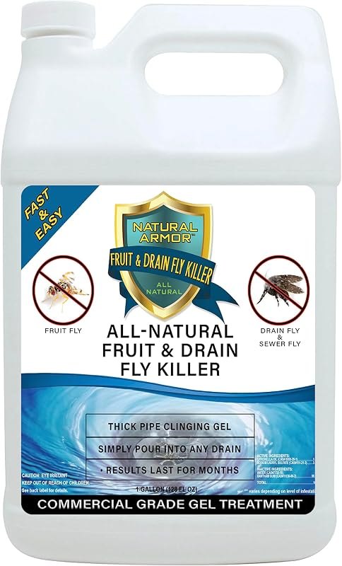 Natural Armor Drain Fly & Fruit Fly Killer (128oz Gallon) — drain fly for fruit fly trap under 30 budget