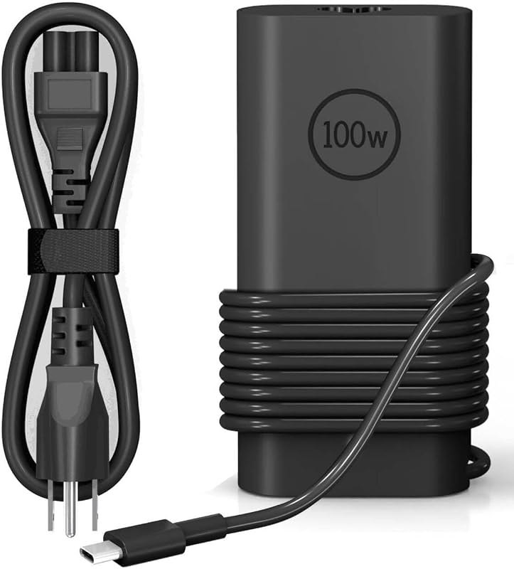 100W USB C Laptop Charger for Dell Computer Charger Type C Gan Ultra Slim — 100W for best GaN charger
