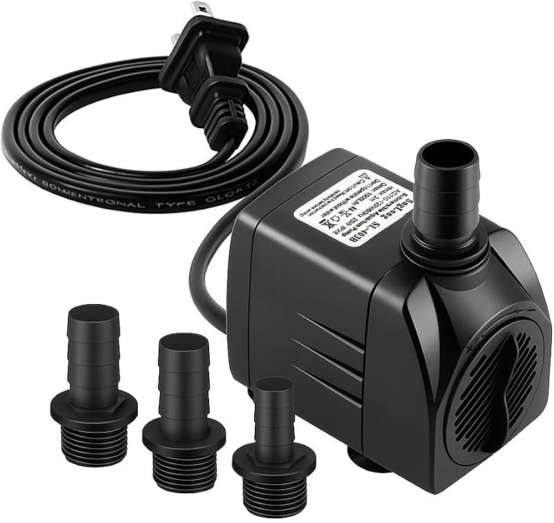 SongLong 400GPH Submersible Water Pump 6.5ft High Lift for Fountains — pond-pump-no-leak for pond pump under 30 budget