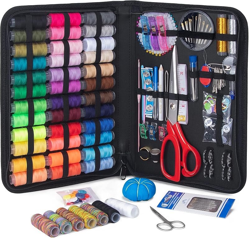 YUANHANG Large Sewing Kit for Adults: 2-Year Supply for Home Hand Mending