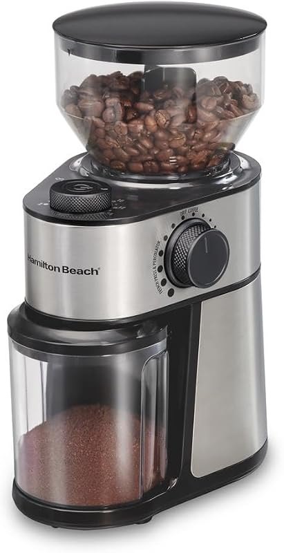 Hamilton Beach Electric Burr Coffee Grinder with Large 16 oz. Hopper — Burr grinders and kettles. for home for burr
